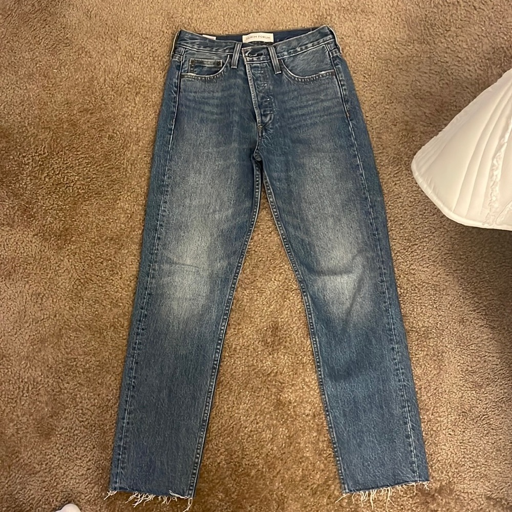 Denim Forum The Ex Boyfriend Mid Wash Jeans